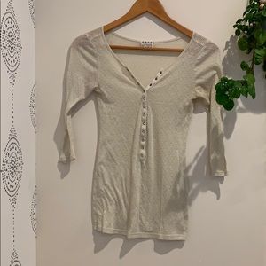 Free people Henley style shirt